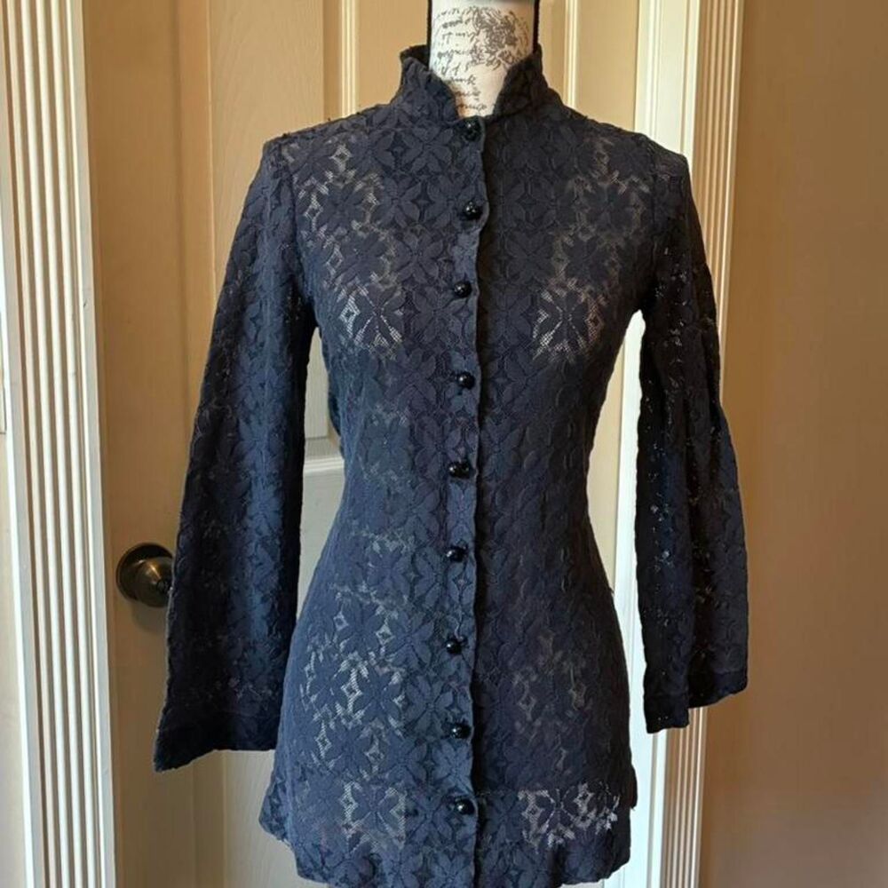 Unbranded Women's Black and Grey Blouse
